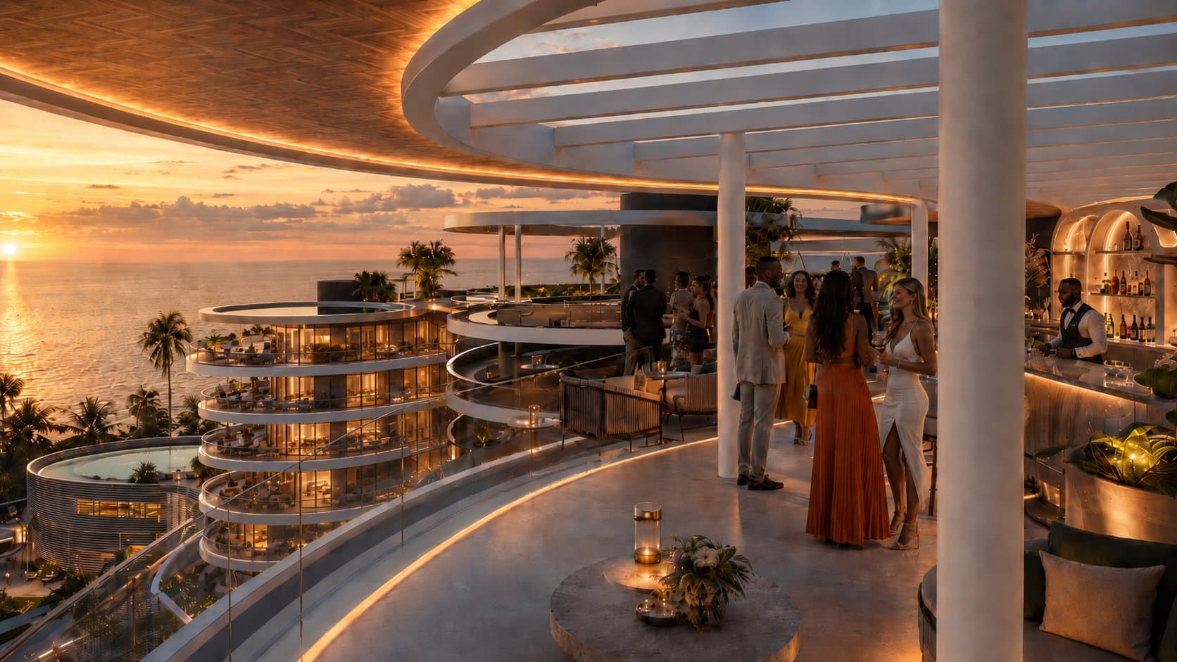 Residential rooftop experience